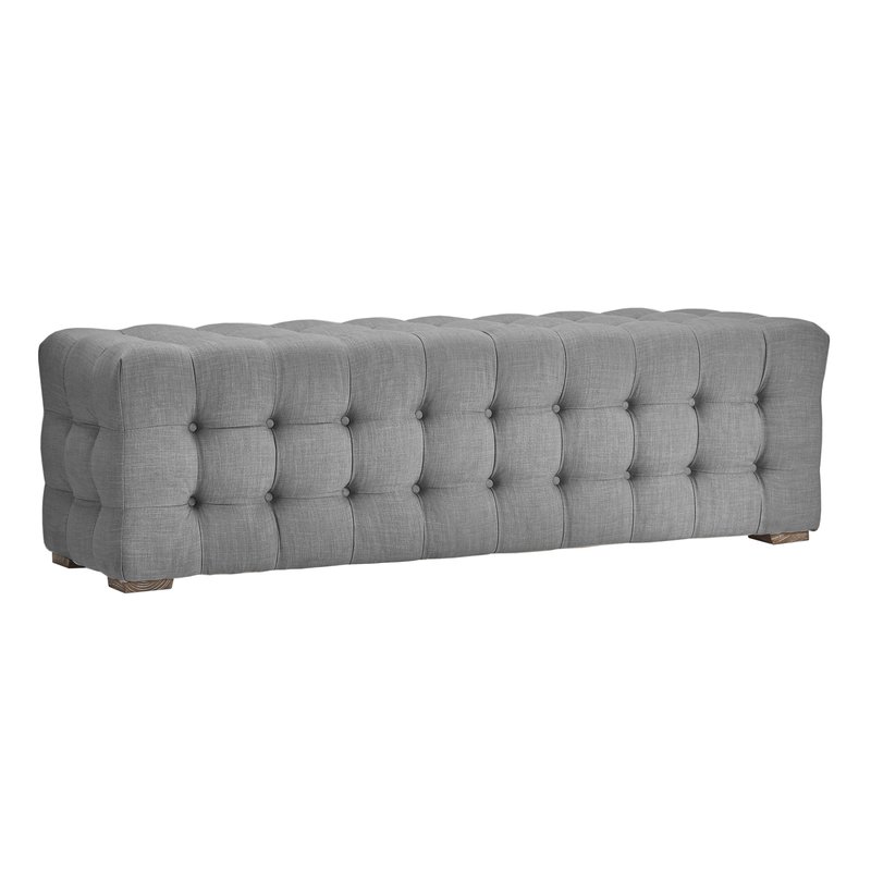 Trenton Grey Bench 180 cm